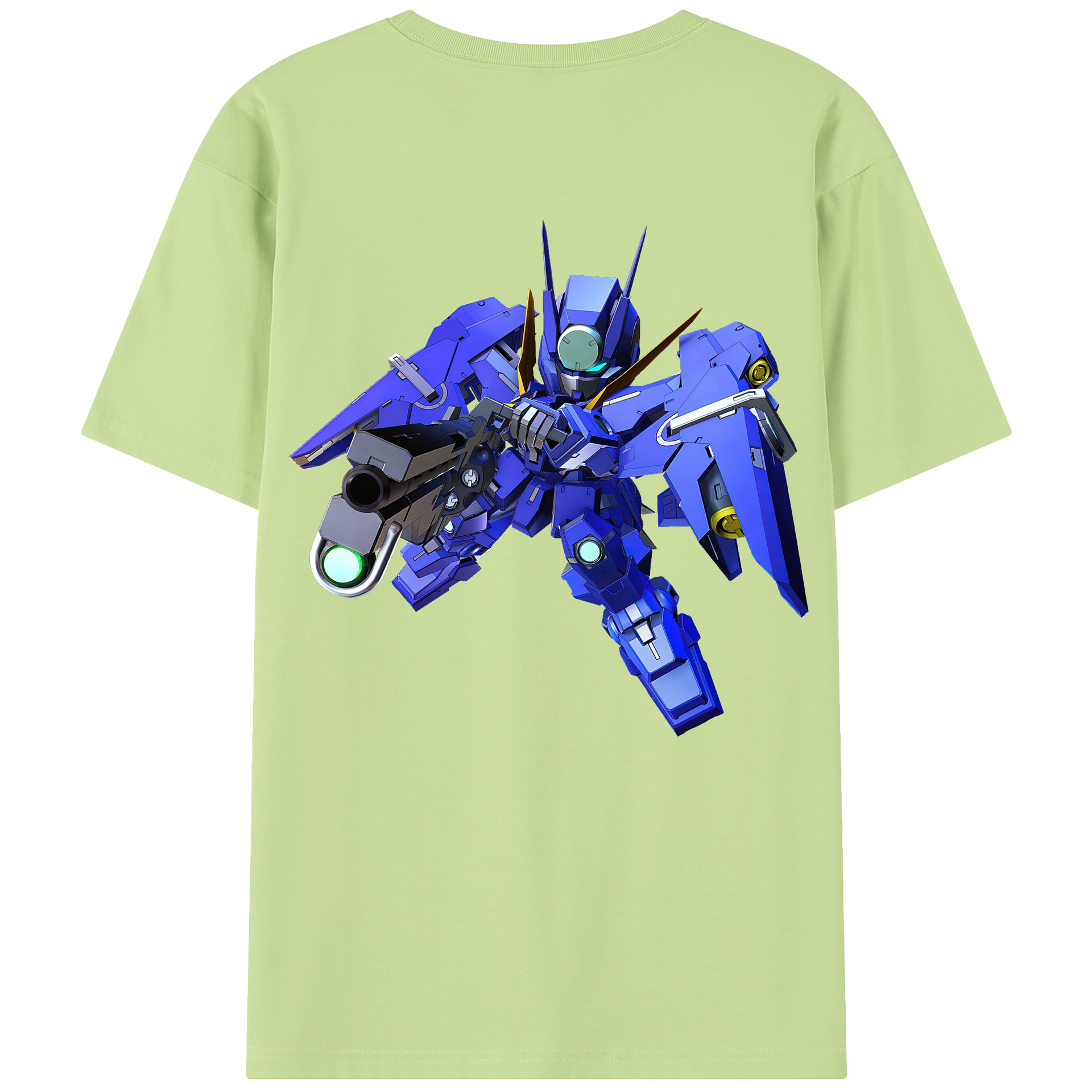 （画像用） 機動戦士ガンダム Mobile Suit Gundam 綿100％半袖Tシャツ（背面プリント）